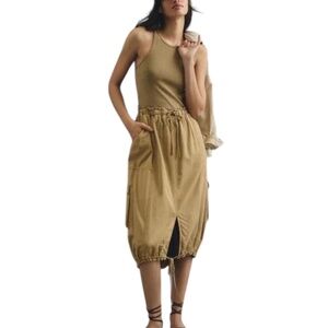 Anthropology Daily Practice Be bold Racerback Twofer Dress Size XS Gorpcore Edgy